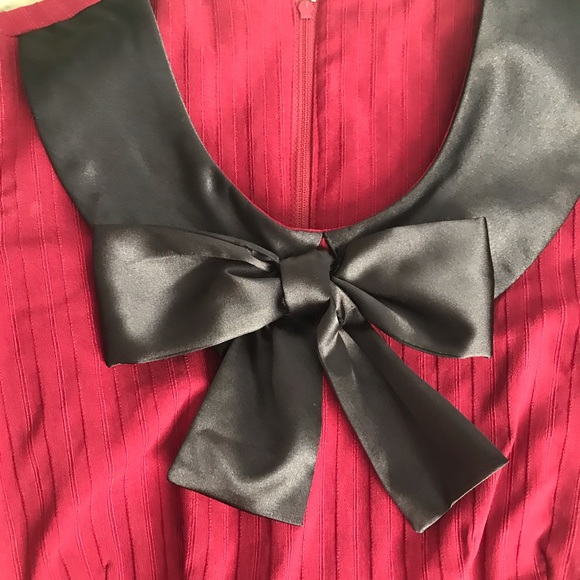 Stop Staring! Wine red, vintage style wiggle dress - Picture 3 of 4